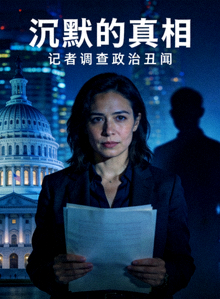 《沉默的真相》美剧海报：记者调查政治丑闻