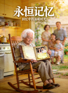 《永恒记忆》电影海报：老人回忆过往珍贵时光